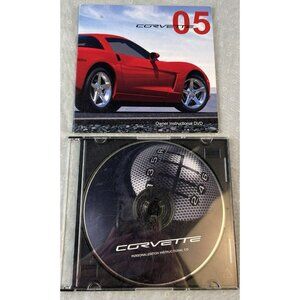 2005 Chevrolet Corvette Owners Instructional DVD & Personalization CD OEM